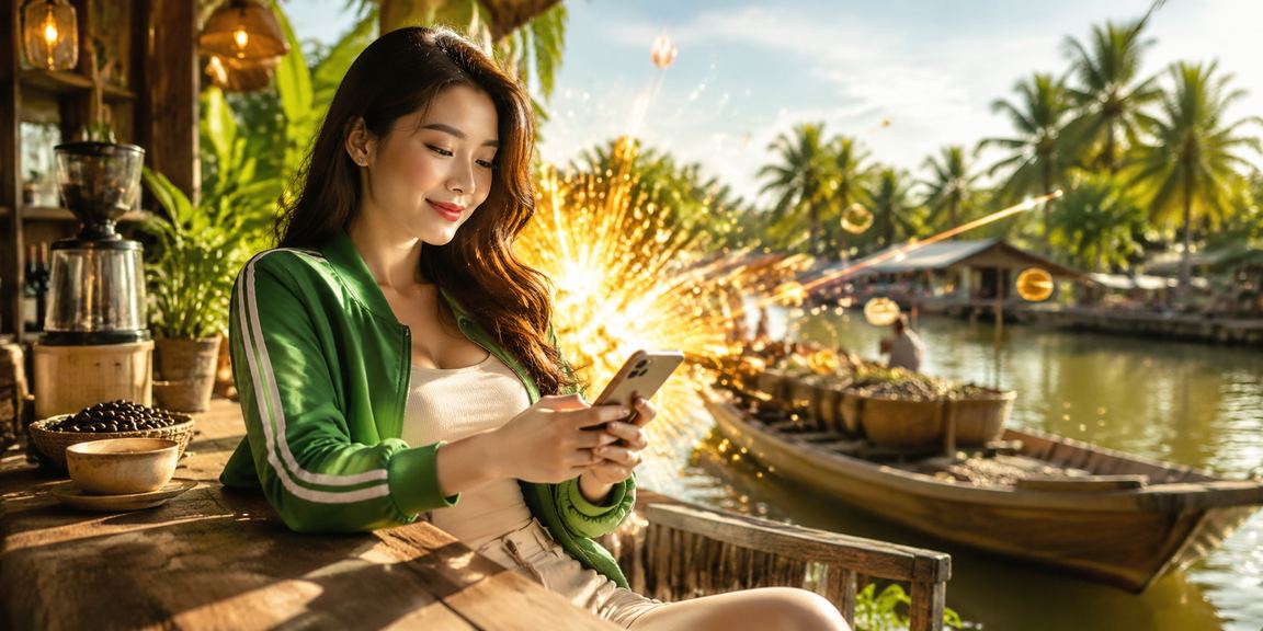 Người dùng chơi casino trên điện thoại di động tại vùng đồng bằng Mekong